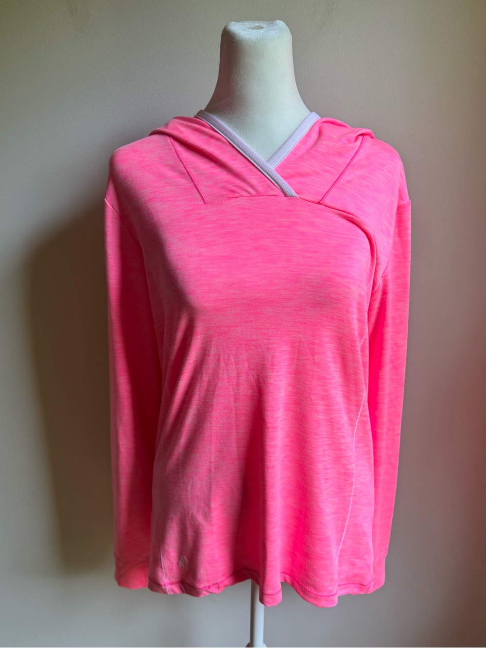Adidas Women’s Hooded Sweatshirt Pink Size Small ClimaWarm Golf